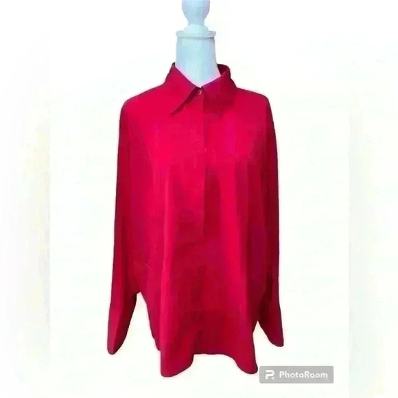 Ninety Tops - Women's Nine West Long Sleeve Button-Down